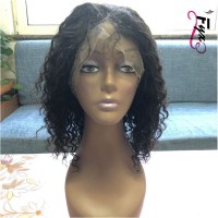 Grade 12a  Brazilian Hair Curly Human Hair Lace Front Wig With Baby Hair Glueless Wigs Overnight Delivery