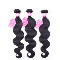 Brazilian Virgin Hair With Closure Body Wave Rosa Hair Products Brazilian hair bundles with closure