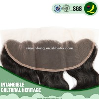 Wholesale 100% virgin human hair full lace frontal closures 13x4 ear to ear lace frontal with baby hair 18inch natural black