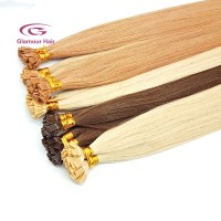 Double drawn remy stick I/U/Flat/V tip human hair extensions